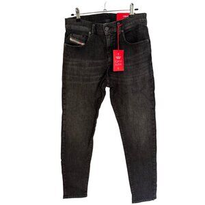 NWT Diesel Black/Dark Gray D-Strukt JoggJeans 09D52 Slim Size 30